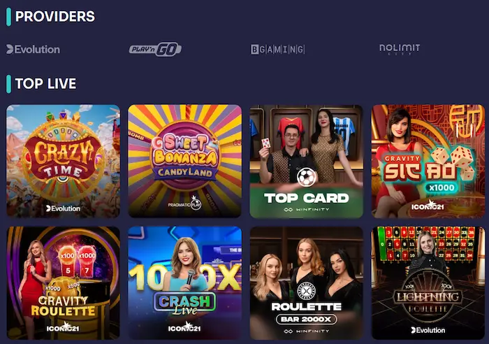 BinoBet Casino pro